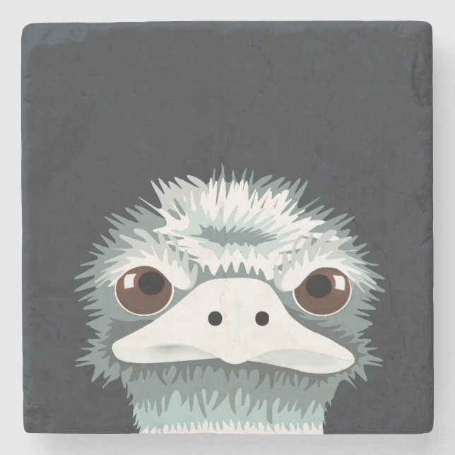 Posavasos De Piedra Emu Stone Coaster (Anverso)