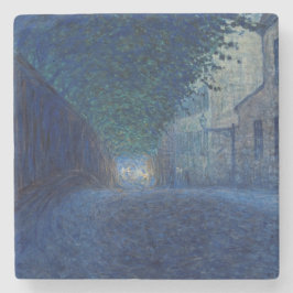 Posavasos De Piedra En Dusk (Paisaje nocturno) (Escena nocturna)