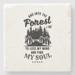 Posavasos De Piedra En el bosque voy