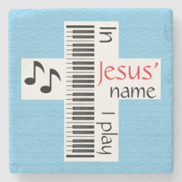 Posavasos De Piedra En el nombre de Jesús que juego