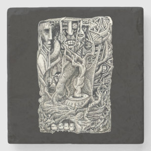 Posavasos De Piedra En el sótano