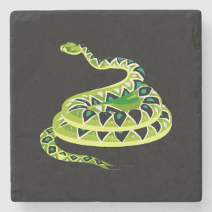 Posavasos De Piedra Encantamiento de serpiente