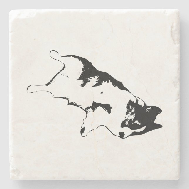 Posavasos De Piedra Encendido al revés (Anverso)