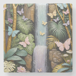 Posavasos De Piedra Enchanted Falls Oasis