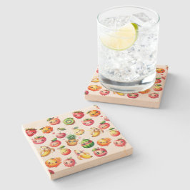 Posavasos De Piedra Ensalada de Frutas