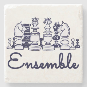 Posavasos De Piedra Ensemble Stone Coaster