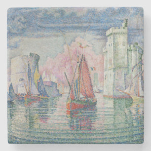 Posavasos De Piedra Entrada del puerto de La Rochelle, Paul Signac