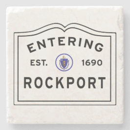 Posavasos De Piedra Entrando a Rockport Massachusetts