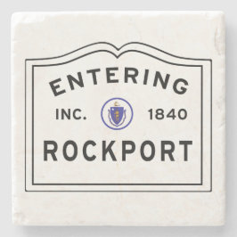 Posavasos De Piedra Entrando en Rockport Massachusetts
