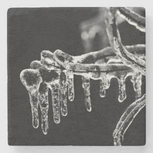 Posavasos De Piedra entrar en invierno helado