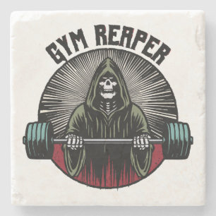 Posavasos De Piedra Entrenamiento Segador de Gimnasio
