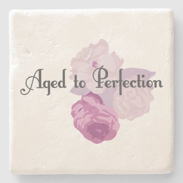 Posavasos De Piedra ¡Envejecido a la perfección! (Anverso)