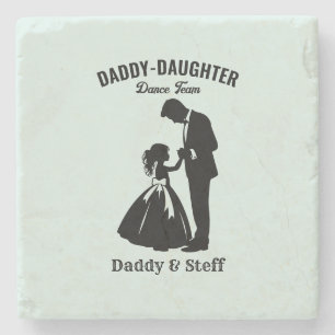 Posavasos De Piedra Equipo de baile Papi-Hija (2)