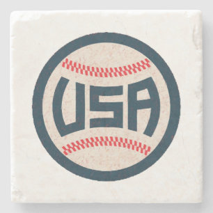 Posavasos De Piedra Equipo de Béisbol de EE. UU.