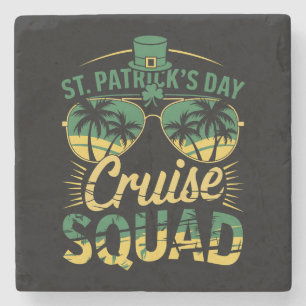 Posavasos De Piedra Equipo de crucero del día de San Patricio coincide