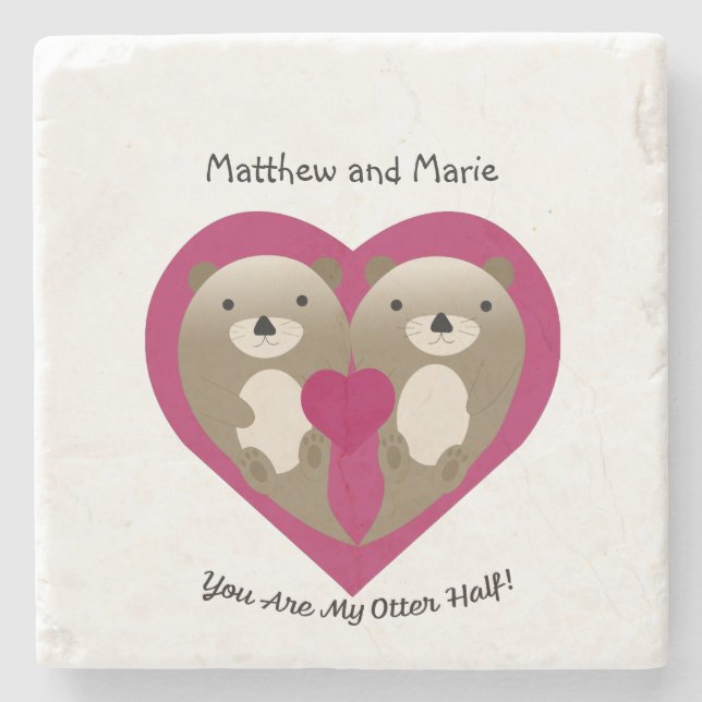 Posavasos De Piedra Eres Mi Media Obra (Anverso)