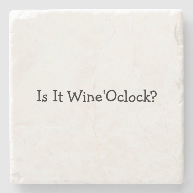 Posavasos De Piedra ¿Es el vino? (Anverso)