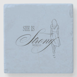 Posavasos De Piedra Es proverbios fuertes 31:25