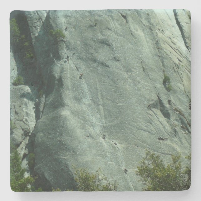 Posavasos De Piedra Escaladores en El Capitán (Anverso)