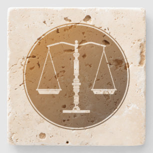 Posavasos De Piedra Escalas de justicia