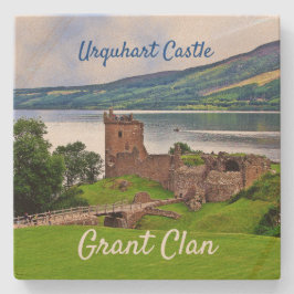 Posavasos De Piedra Escándalo del Clan Grant Urquhart Castle Stone