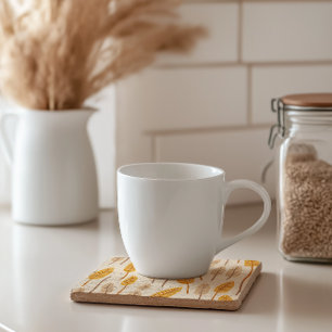 Posavasos De Piedra Escandinavia Autumn Leaf Stone Coaster