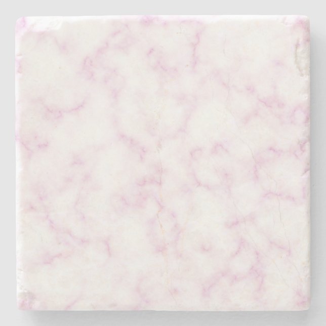 Posavasos De Piedra escayola de piedra de mármol rosa y blanco (Anverso)