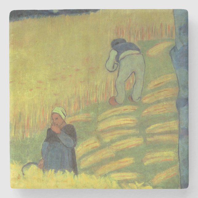 Posavasos De Piedra Escena de la cosecha (Anverso)