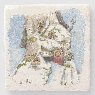 Posavasos De Piedra escena de navidades