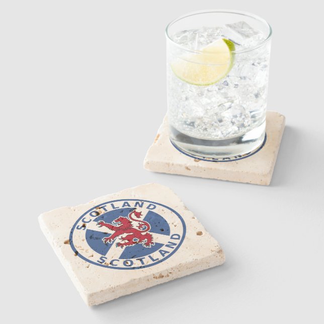 Posavasos De Piedra Escocia (Lateral)