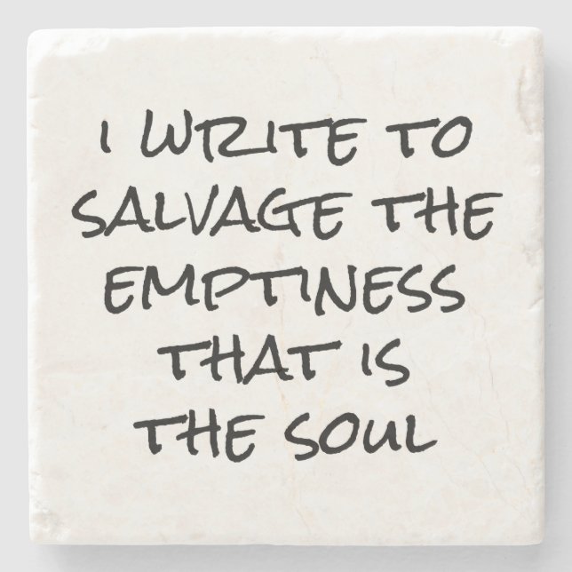 Posavasos De Piedra Escribo Pascua De Piedra (Anverso)