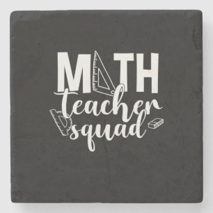 Posavasos De Piedra Escuadrón de Maestros Maestros Maestros Math