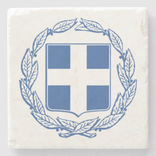 Posavasos De Piedra Escudo de armas de Grecia