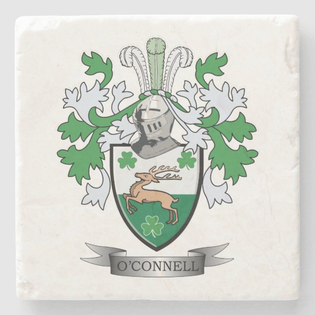 Posavasos De Piedra Escudo de armas de O'Connell (Anverso)