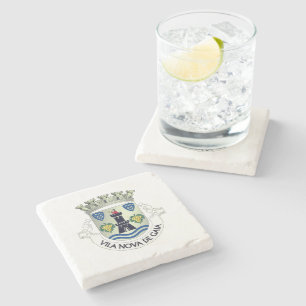 Posavasos De Piedra Escudo de Armas de Vila Nova de Gaia, PORTUGAL