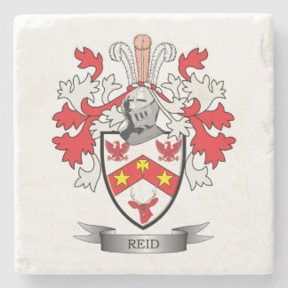 Posavasos De Piedra Escudo de armas del escudo de la familia de Reid