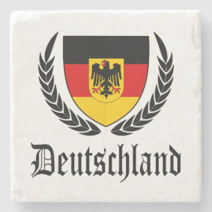 Posavasos De Piedra Escudo de Deutschland
