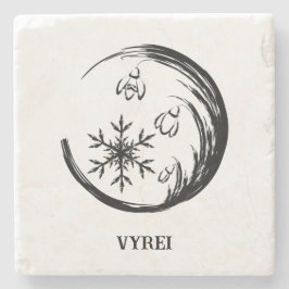 Posavasos De Piedra Escudo de invierno