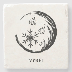 Posavasos De Piedra Escudo de invierno