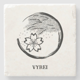 Posavasos De Piedra Escudo de primavera