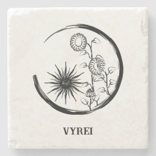 Posavasos De Piedra Escudo de verano