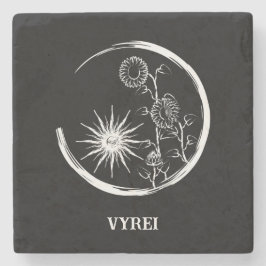 Posavasos De Piedra Escudo de verano