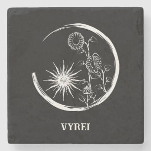 Posavasos De Piedra Escudo de verano