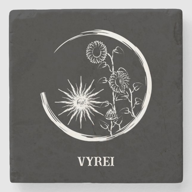 Posavasos De Piedra Escudo de verano (Anverso)