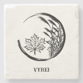 Posavasos De Piedra Escudo otoño/otoño