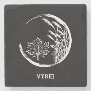 Posavasos De Piedra Escudo otoño/otoño