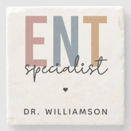 Posavasos De Piedra Especialista en Médica ENT personalizado