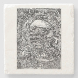 Posavasos De Piedra Esperando la salida del Maelstrom