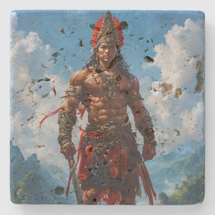 Posavasos De Piedra Espíritu de Nusantara