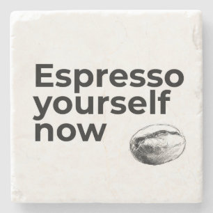 Posavasos De Piedra Espresso ya mismo café con café